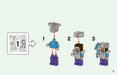 LEGO 21161 instructions page 5 – build guide