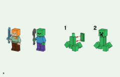 LEGO 21161 instructions page 6 – build guide