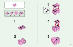 LEGO 21161 instructions page 7 – build guide