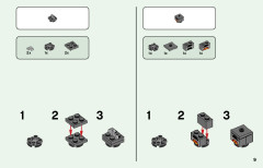LEGO 21161 instructions page 9 – build guide
