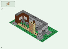 LEGO 21161 instructions page 30 – build guide