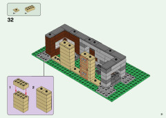 LEGO 21161 instructions page 31 – build guide