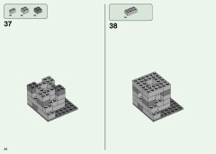 LEGO 21161 instructions page 34 – build guide