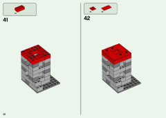 LEGO 21161 instructions page 36 – build guide