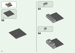 LEGO 21161 instructions page 42 – build guide