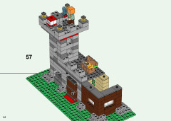 LEGO 21161 instructions page 44 – build guide