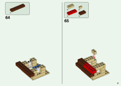 LEGO 21161 instructions page 47 – build guide