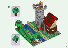 LEGO 21161 instructions page 77 – build guide