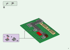 LEGO 21161 instructions page 9 – build guide