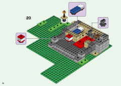 LEGO 21161 instructions page 20 – build guide