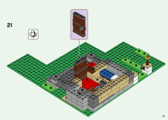 LEGO 21161 instructions page 21 – build guide