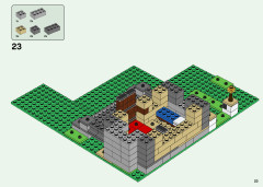 LEGO 21161 instructions page 23 – build guide