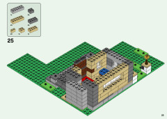 LEGO 21161 instructions page 25 – build guide