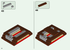 LEGO 21161 instructions page 34 – build guide