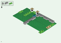 LEGO 21161 instructions page 8 – build guide