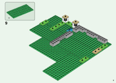 LEGO 21161 instructions page 9 – build guide