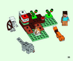 LEGO 21162 instructions page 35 – build guide