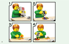 LEGO 21163 instructions page 2 – build guide