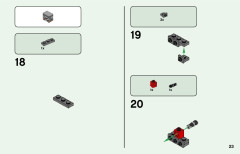 LEGO 21163 instructions page 23 – build guide