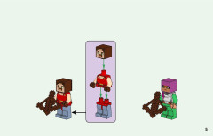 LEGO 21163 instructions page 5 – build guide