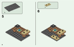 LEGO 21163 instructions page 8 – build guide