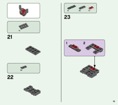 LEGO 21163 instructions page 13 – build guide