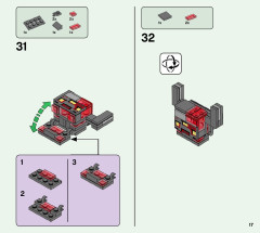 LEGO 21163 instructions page 17 – build guide