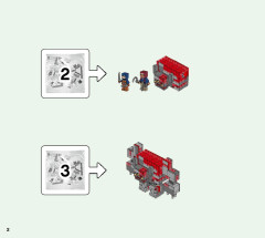 LEGO 21163 instructions page 2 – build guide