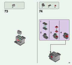 LEGO 21163 instructions page 33 – build guide