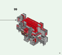 LEGO 21163 instructions page 43 – build guide