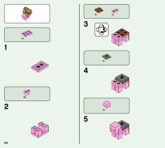 LEGO 21163 instructions page 44 – build guide