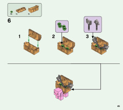 LEGO 21163 instructions page 45 – build guide