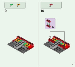 LEGO 21163 instructions page 7 – build guide