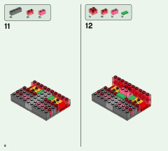 LEGO 21163 instructions page 8 – build guide