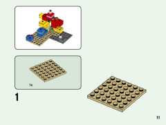 LEGO 21164 instructions page 11 – build guide