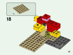 LEGO 21164 instructions page 27 – build guide
