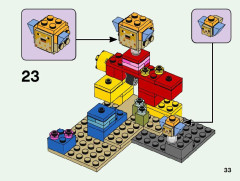 LEGO 21164 instructions page 33 – build guide