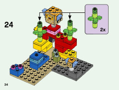LEGO 21164 instructions page 34 – build guide