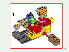 LEGO 21164 instructions page 35 – build guide