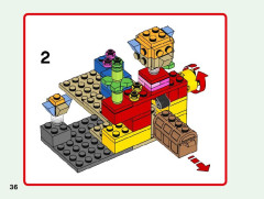 LEGO 21164 instructions page 36 – build guide