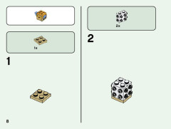 LEGO 21164 instructions page 8 – build guide