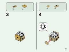 LEGO 21164 instructions page 9 – build guide