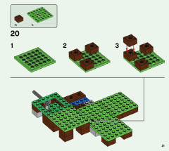 LEGO 21165 instructions page 21 – build guide