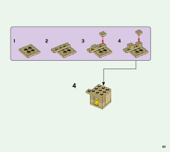 LEGO 21165 instructions page 43 – build guide