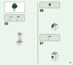 LEGO 21165 instructions page 55 – build guide