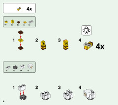 LEGO 21165 instructions page 6 – build guide