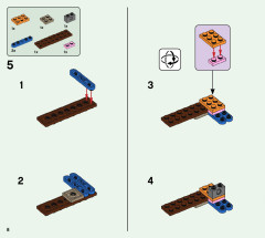 LEGO 21165 instructions page 8 – build guide