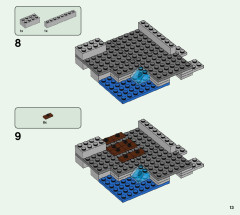 LEGO 21166 instructions page 13 – build guide