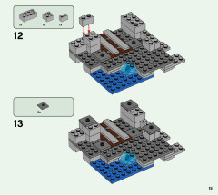 LEGO 21166 instructions page 15 – build guide