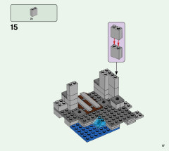 LEGO 21166 instructions page 17 – build guide